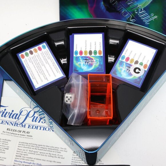 Vintage Trivia Pursuit MILLENNIUM Edition Board Game 1998 Family Fun Holiday - Picture 5 of 12